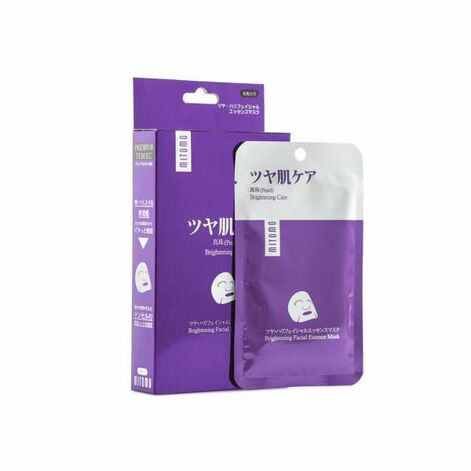 Mitomo Premium Brightening Care Mask,Näomask Pärliga